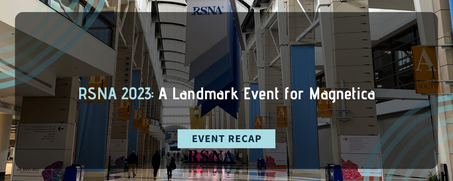 RSNA 2023 blog banner showing McCormick Place, Chicago, the backdrop for the event.