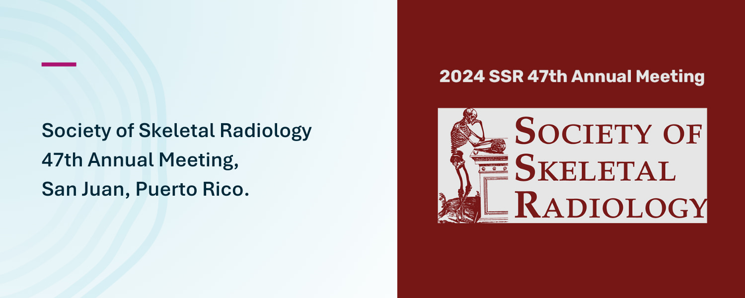Society of Skeletal Radiology 47th Annual Meeting, Puerto Rico – blog banner with SSR logo