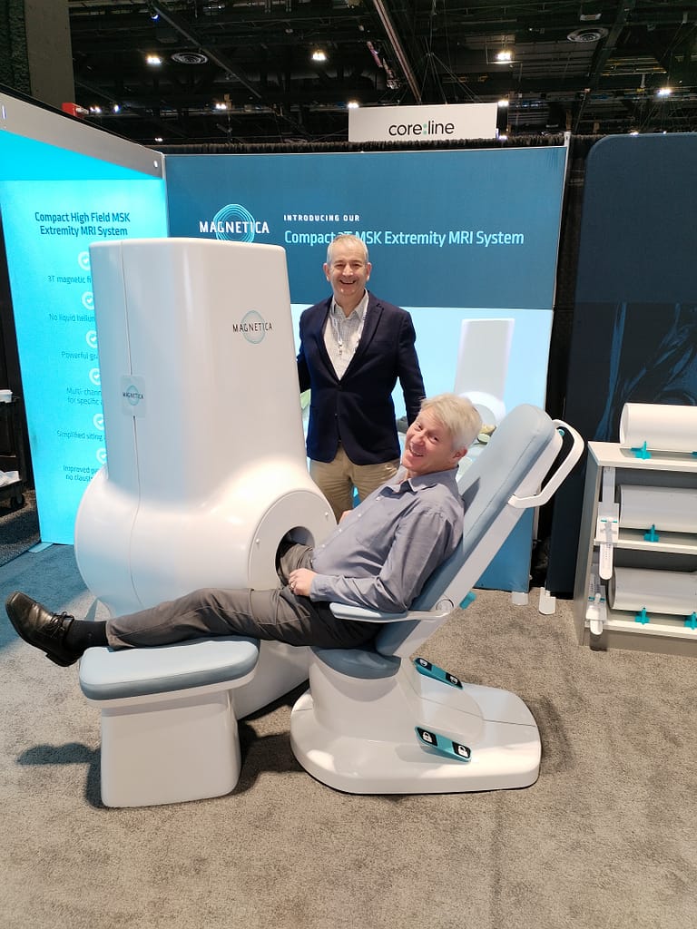 Our prototype MSK 3T extremity MRI system was a hit with all who viewed it.